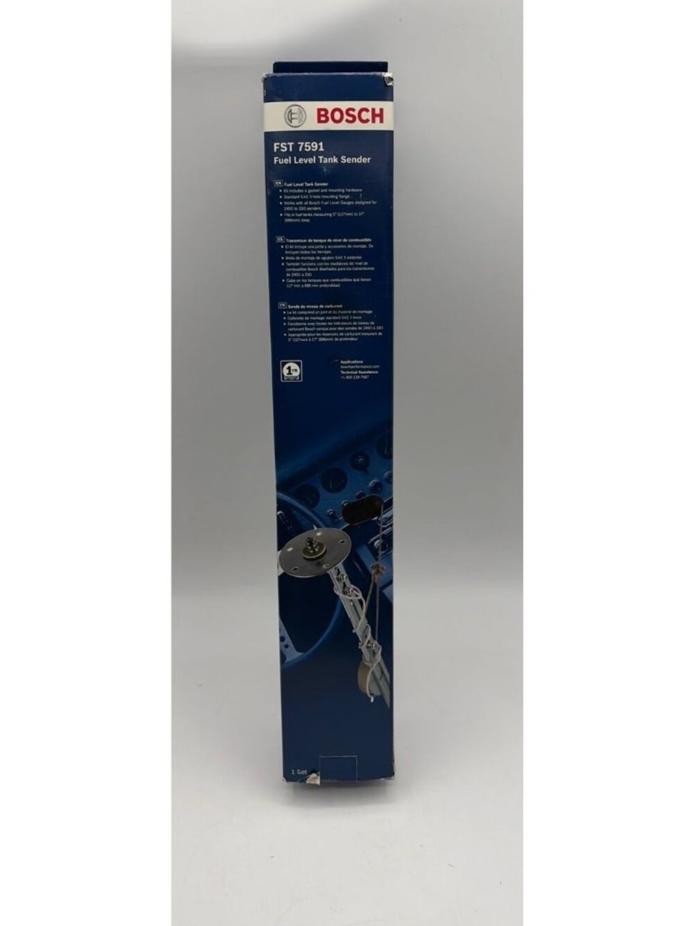 Bosch FST7591 Fuel Level Sender Fuel Tank Sending Unit - 240 Ohms Empty, 33 Full